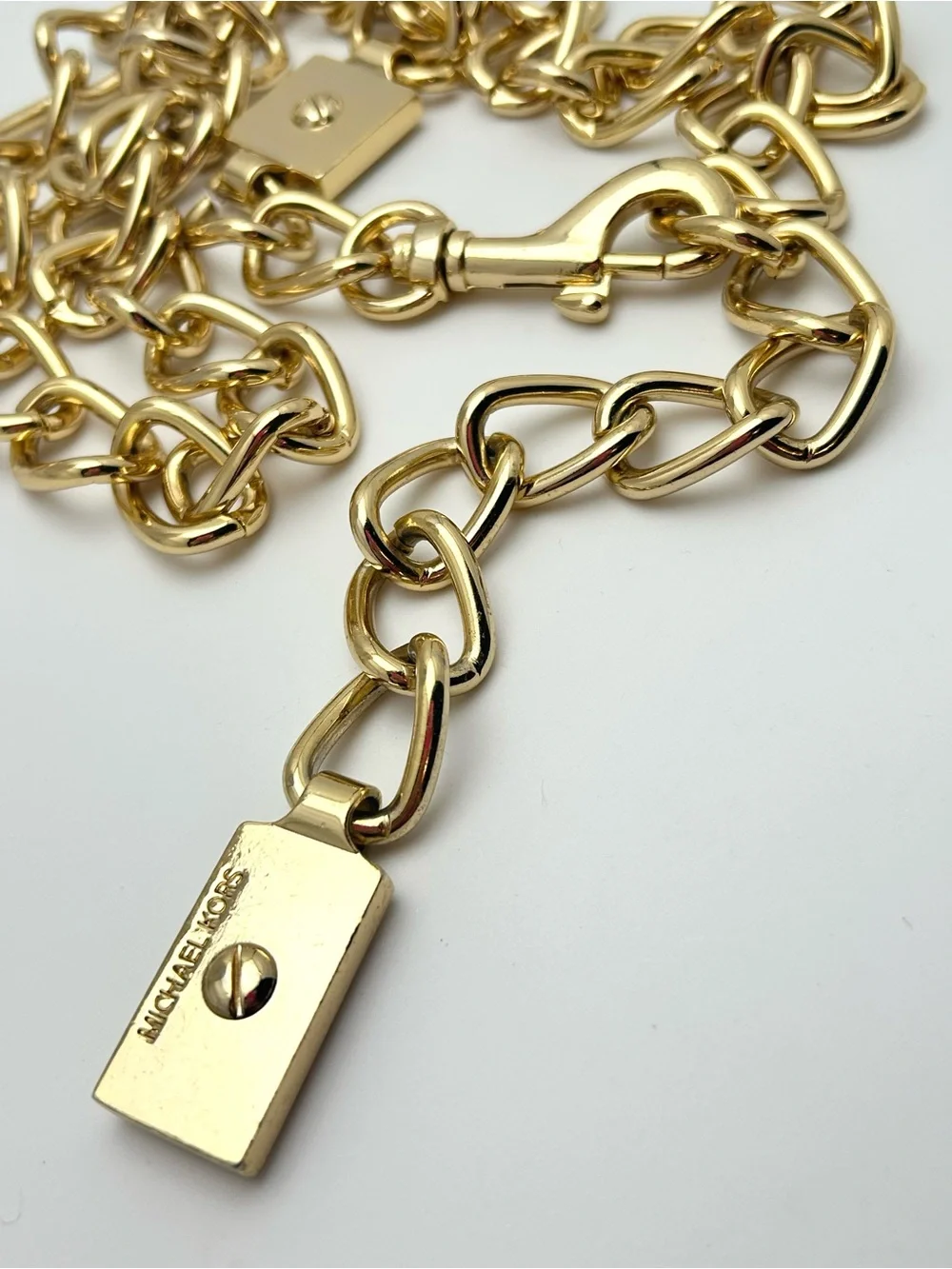 Michael Kors Gold Link Belt L 44”